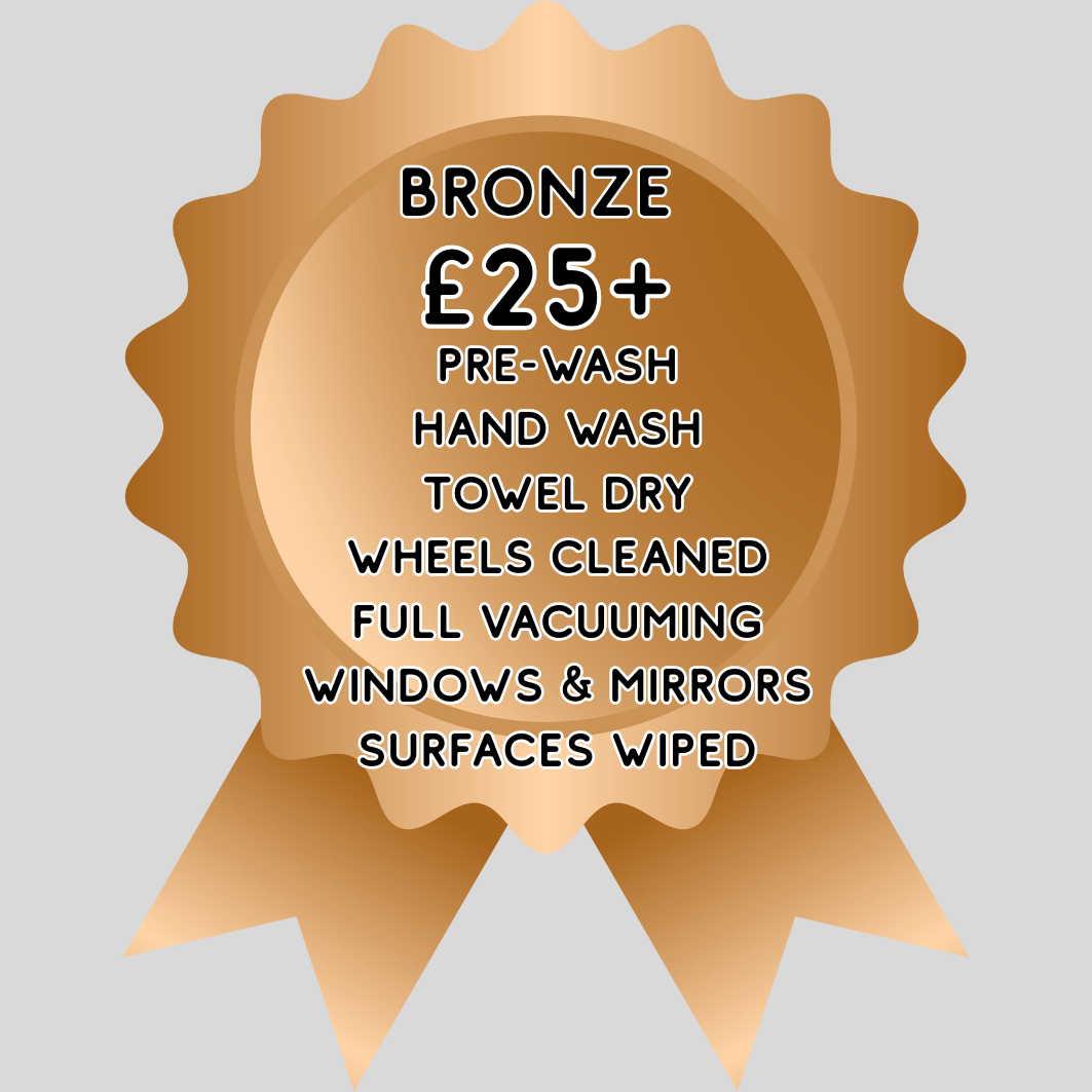 (A) Bronze Valeting Package